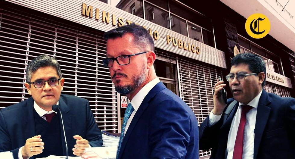 El fiscal Germán Juárez (derecha) deberá notificar al fiscal José Domingo Pérez (derecha) sobre la no presentación de Jorge Barata.