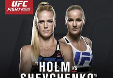 UFC: Holly Holm vs Valentina Shevchenko ver EN VIVO ONLINE UFC Fight Night