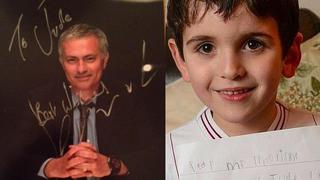 José Mourinho respondió a niño que le mandó una emotiva carta