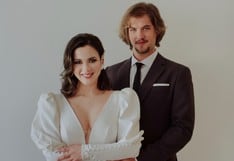 Karina Jordán emocionada tras recibir muestras de afecto por su matrimonio con Diego Seyfarth 