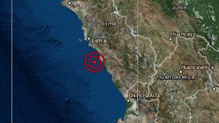 Lima: sismo de magnitud 3.6 se registró en Chilca, señala el IGP