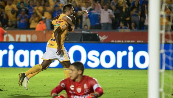 Tigres UANL aprovechó su condición de local para derrotar vencer por 3-2 a Necaxa. (Foto: AFP)