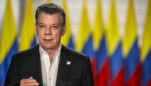 Juan Manuel Santos anunció la prórroga del desarme de las FARC a través de un mensaje televisado. (AFP).