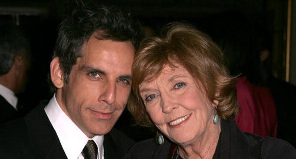 Ben Stiller y su madre Anne Meara. (Foto: Getty Images)