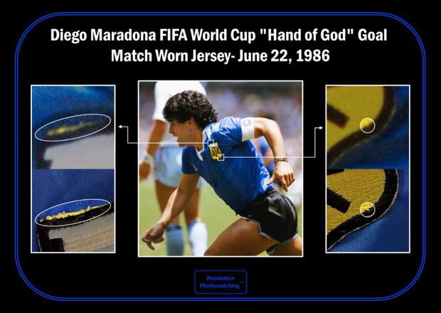 The British auction house Sotheby's confirmed that the shirt to be auctioned is the one worn by Diego in the second half.
