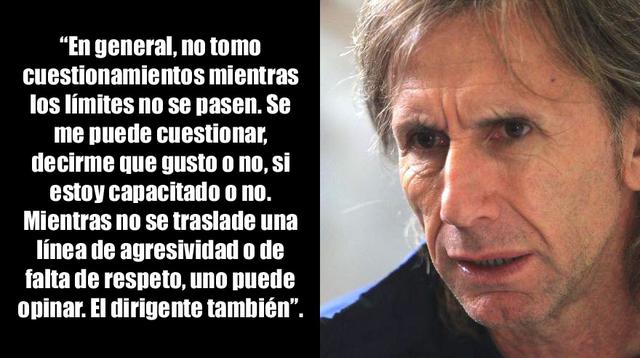 Ricardo Gareca y las frases que dejó sobre la selección peruana - 7