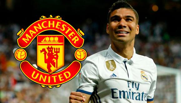 ¿Casemiro al Manchester United? Lo que se sabe del interés de los ‘red devils’ por el volante brasileño. | Foto: AFP / Manchester United