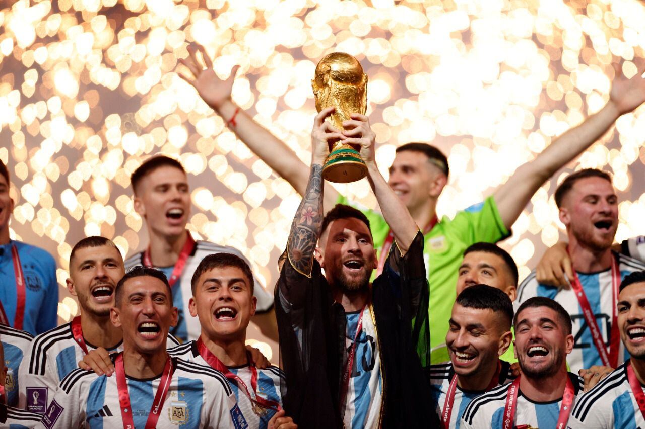 Argentina se proclamó campeón del mundo en Qatar. (Foto: Agencias)