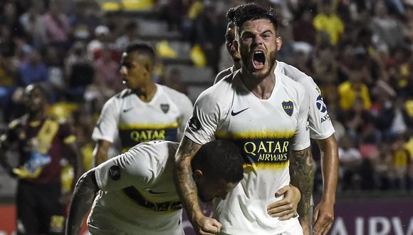 Boca Juniors  consiguió un empate 2-2 en su visita al Deportes Tolima que lo acerca a los octavos de final de la Copa Libertadores 2019. (Foto: AFP)