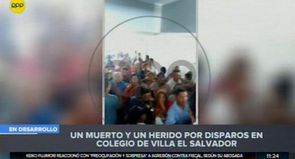 Colegio Trilce suspendió las clases tras el hecho. Padres de familia piden más seguridad (Captura: RPP Noticias)