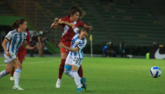 Perú perdió 4-0 a manos de Argentina en la Copa América Femenina. (Foto: FPF)