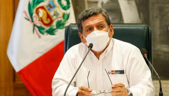 Hernando Cevallos se pronunció luego de la salida de Guillén, previamente lo había hecho Pedro Francke, ministro de Economía | Foto: Minsa