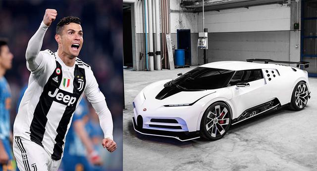 Cristiano Ronaldo compró un Bugatti Centodieci. Se trata de un superdeportivo equipado de un motor W16 de 8.0 litros con cuatro turbos y 1.600 hp. (Fotos: Bugatti).