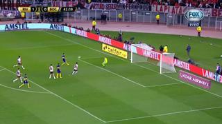 Boca Juniors vs. River Plate por Libertadores: Capaldo desperdició increíble opción de gol luego de gran jugada personal de ‘Wanchope’ Ábila | VIDEO