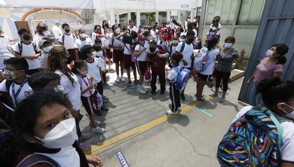 PNP informa nuevas estrategias en los centros educativos frente a ola de asaltos. (Foto: Jorge Cerdán / GEC)