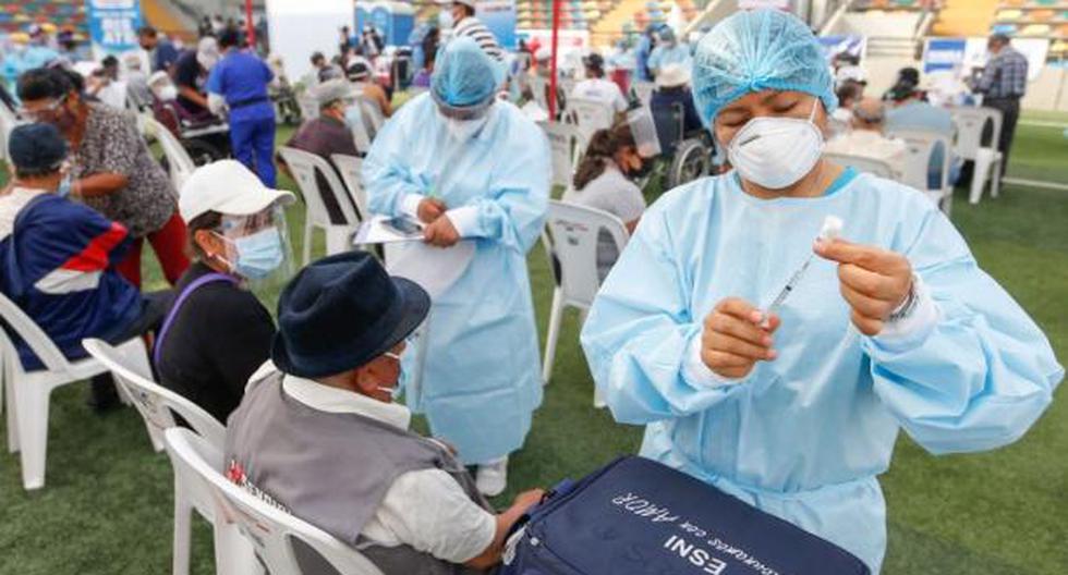 Perú sigue aumentando número de vacunados diariamente contra el coronavirus. (Foto: Andina)