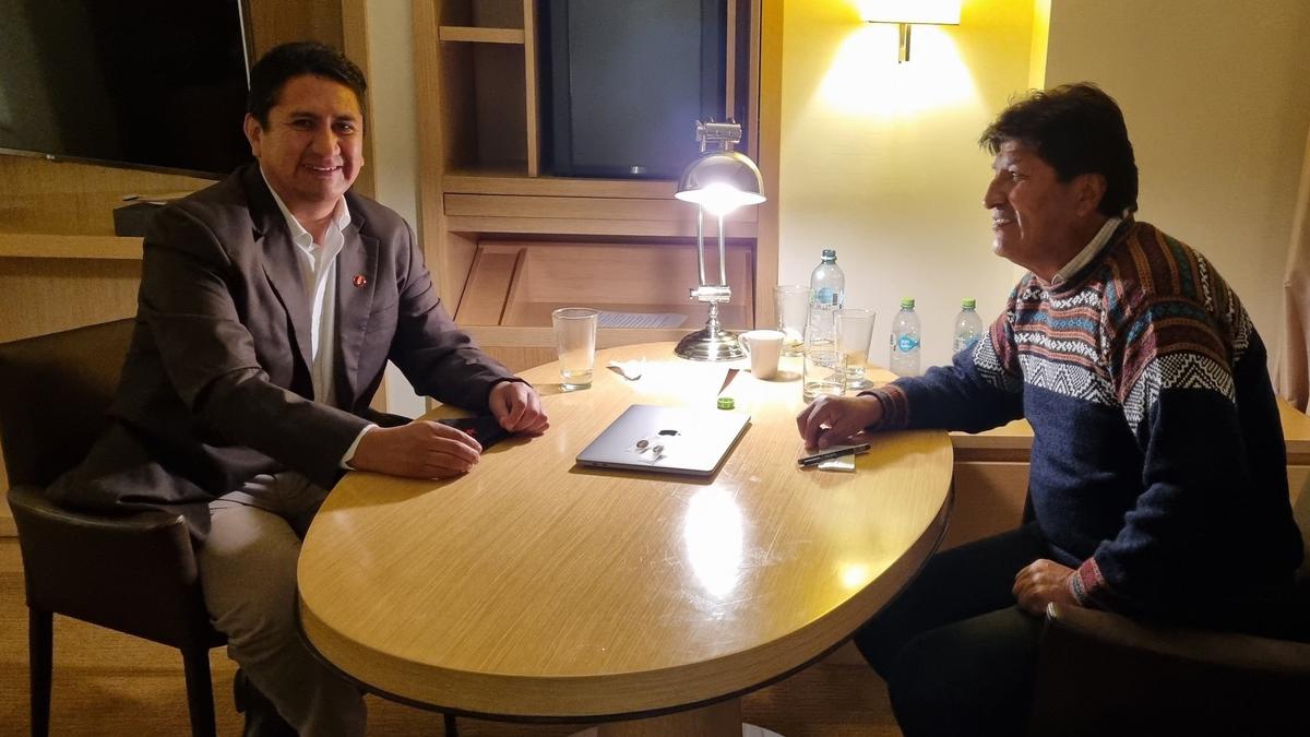 Vladimir Cerrón se reunió con Evo Morales este jueves Perú Libre | expresidente de Bolivia | Perú Libre | nndc | | POLITICA | EL COMERCIO PERÚ
