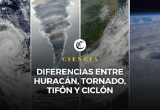 Esta es la diferencia entre un huracán, un tornado, un tifón y un ciclón 
