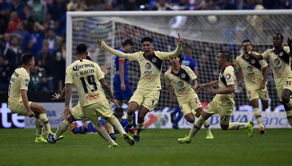 América se consagró campeón de la Liga MX tras vencer por 2 tantos a 0 a su similar de Cruz Azul. | AFP