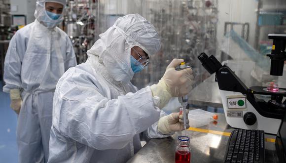 Diversos grupos de investigadores trabajan en la búsqueda de tratamientos efectivos para el COVID-19. (Photo by NICOLAS ASFOURI / AFP)