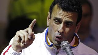 Maduro puede dejar el poder en Venezuela como Pinochet, afirmó Capriles