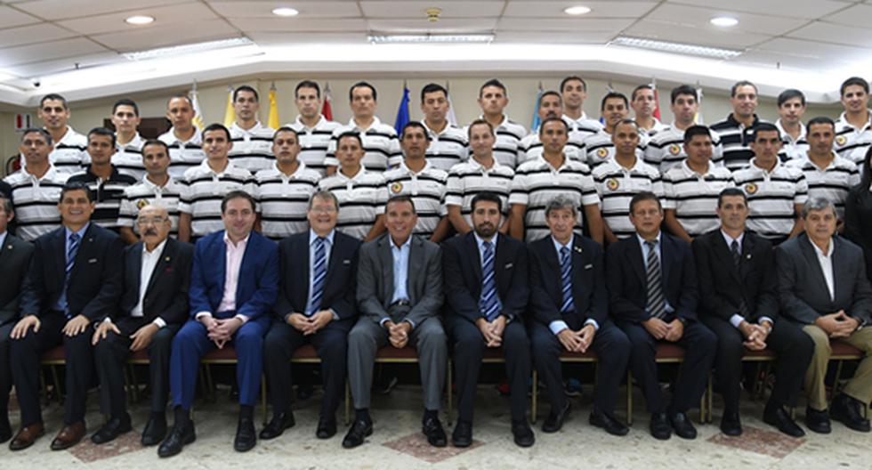 Árbitros y asistentes de árbitros tomaran un curso de capacitación para el Sudamericano Sub 17. (Foto: CONMEBOL)