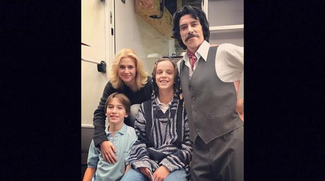 Anna Favella, la actriz italiana que interpreta a Marcela Basteri en "Luis Miguel, la serie". (Fotos: Instagram/Netflix)