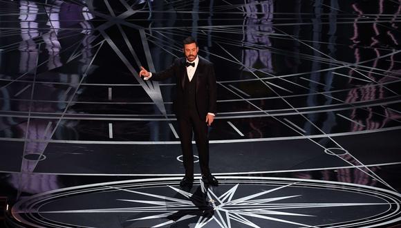 El anfitrión Jimmy Kimmel durante la edición número 89 de los premios Oscar celebrada en febrero de 2017. (Foto: AFP)