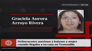 Callao: mujer fue asesinada a balazos en su casa en Ventanilla