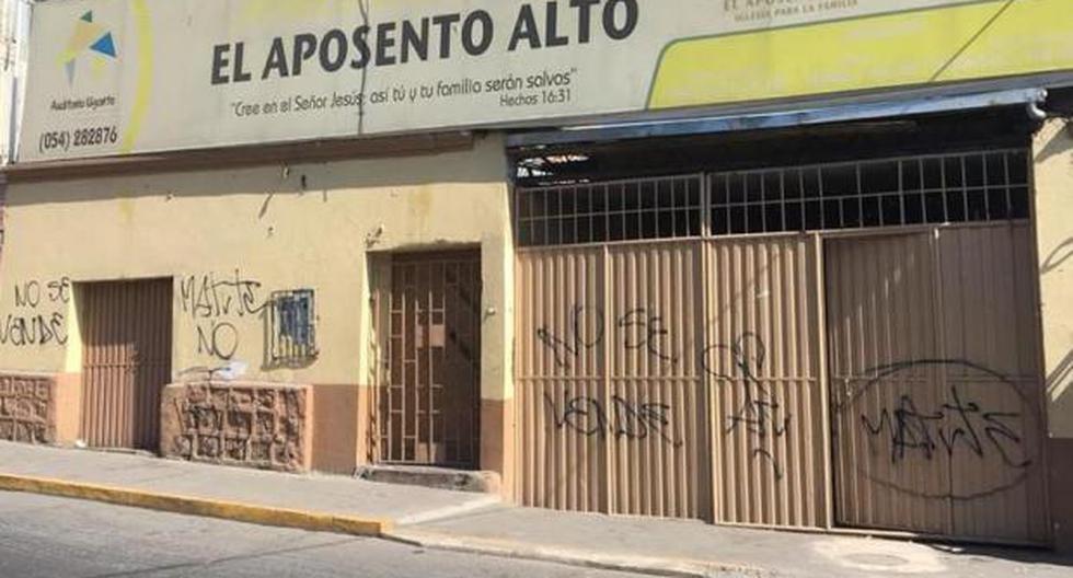 Los problemas entre los miembros de la iglesia evangélica ‘El Aposento Alto’ con la hinchada de Alianza Lima, llegó hasta la ciudad de Arequipa. (Foto: Twitter)