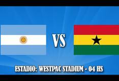 Mundial Sub: Argentina buscará recuperarse ante Ghana 