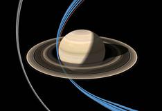 NASA: Cassini realiza su primera ‘zambullida’ entre los anillos de Saturno
