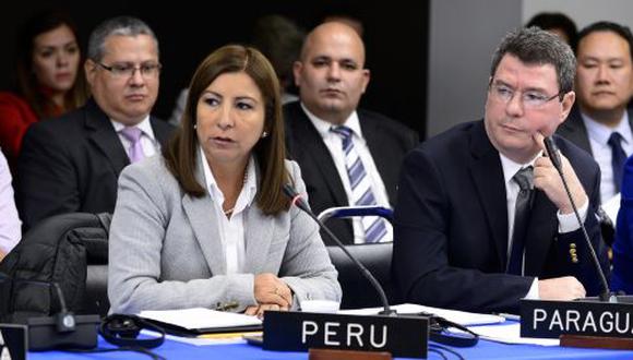La delegación peruana estuvo liderada por la coordinadora general de la CAN, Rosmary Cornejo. (Foto: Difusión)