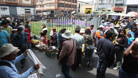 Arequipa: impedirán que ambulantes tomen el centro histórico