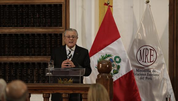 Oscar Maúrtua, actual canciller del Perú. (Foto: Anthony Niño de Guzmán / GEC)