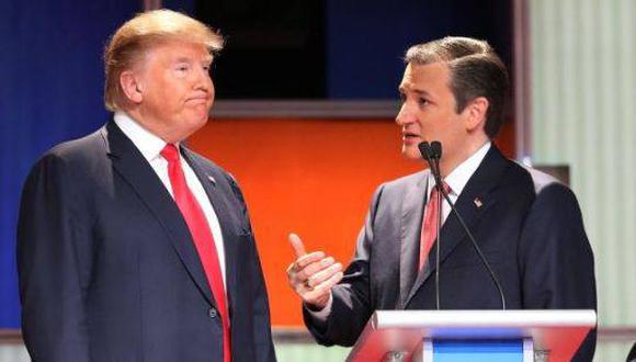 Trump y Cruz: Choque de discursos en el debate republicano