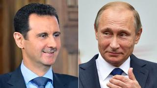 Al Asad agradeció a Putin por el apoyo de sus tropas en Siria