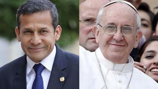 Ollanta Humala se reunirá con el Papa el 14 de noviembre
