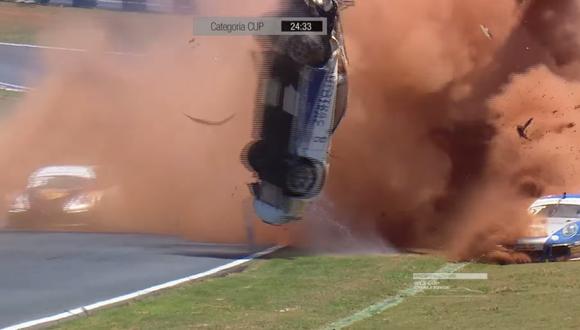 YouTube: Brutal accidente de Piquet en el Porsche GT3 Cup