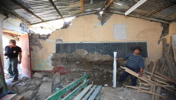 Temblor en Ayacucho afectó 87 colegios