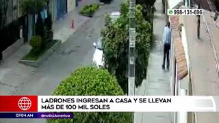 Los Olivos: delincuentes ingresan a casa y se llevan más de S/ 100 mil | VIDEO