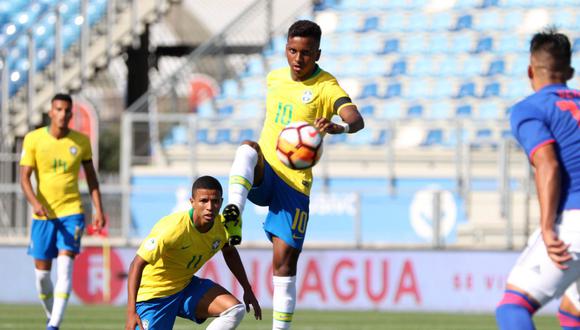 Brasil - Colombia se enfrentan hoy, 29 de enero, por la primera fecha del hexagonal final del Sudamericano Sub 20. Conoce cómo y dónde ver el fútbol en vivo online. (Foto: CSF)