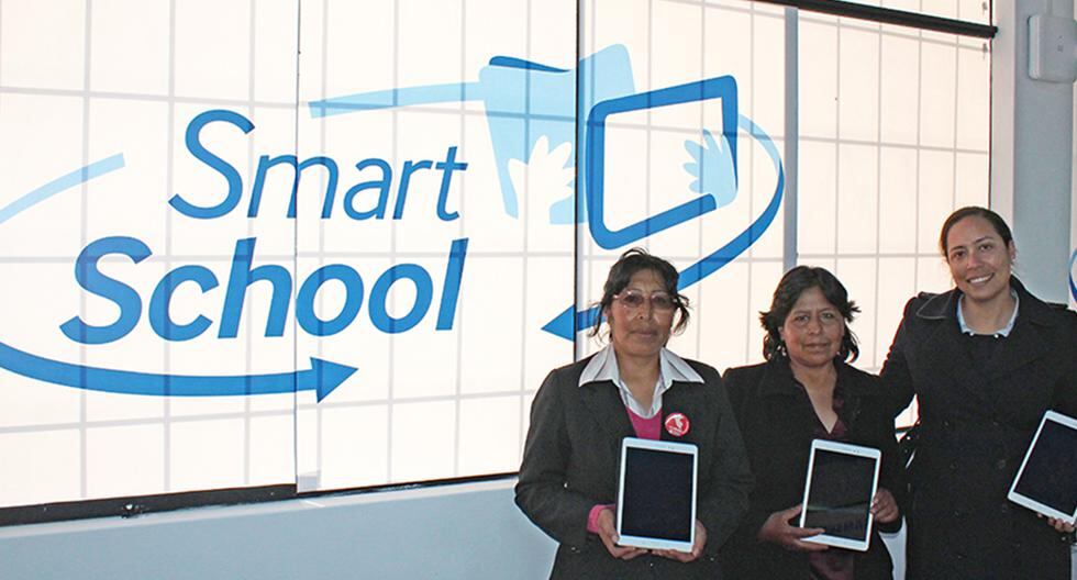 Colegio Mariano Melgar inaugura primer Aula Inteligente de Puno con tecnología Samsung por ser ganador del concurso Soluciones para el Futuro. (Foto: Captura)