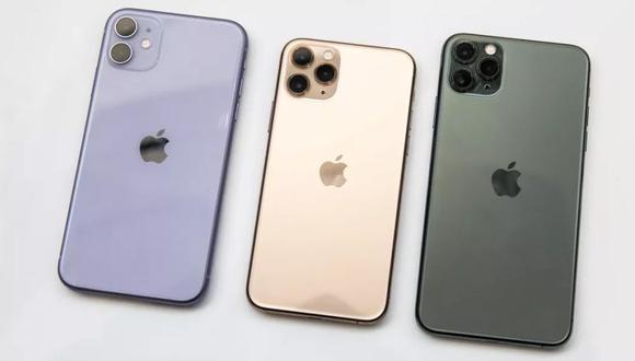Los tres nuevos modelos del iPhone. (Foto: Apple)