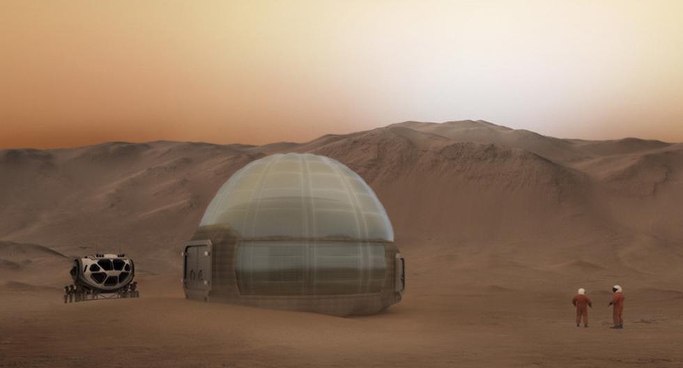 Los especialistas del centro Langley Research Center de la NASA, en Hampton, han sugerido un concepto de instalaciones para estancias duraderas en Marte. (Foto: NASA)