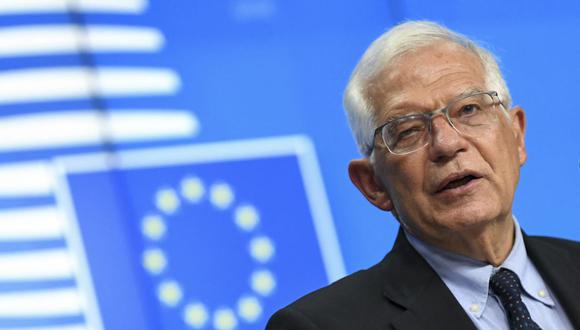 Josep Borrell, jefe de la diplomacia de la Unión Europea. (JOHN THYS / AFP).