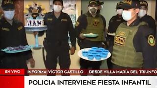VMT: Policía interviene fiesta infantil con una docena de niños sin mascarillas