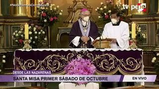 Señor de los Milagros: así se realizó la misa virtual para devotos del Cristo Moreno | VIDEO