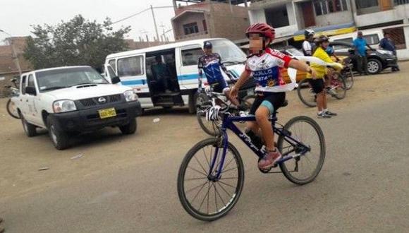 El menor fue campeón infantil de ciclismo en Laredo en el 2016 (Foto: Facebook)