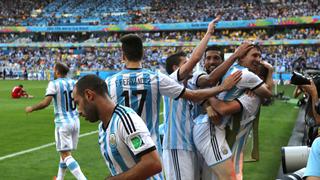 El desenfrenado festejo de Messi en el triunfo argentino